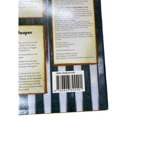 Epic Adventures 8 audiobook cds King Arthur Robin Hood prince and pauper - Picture 3 of 5